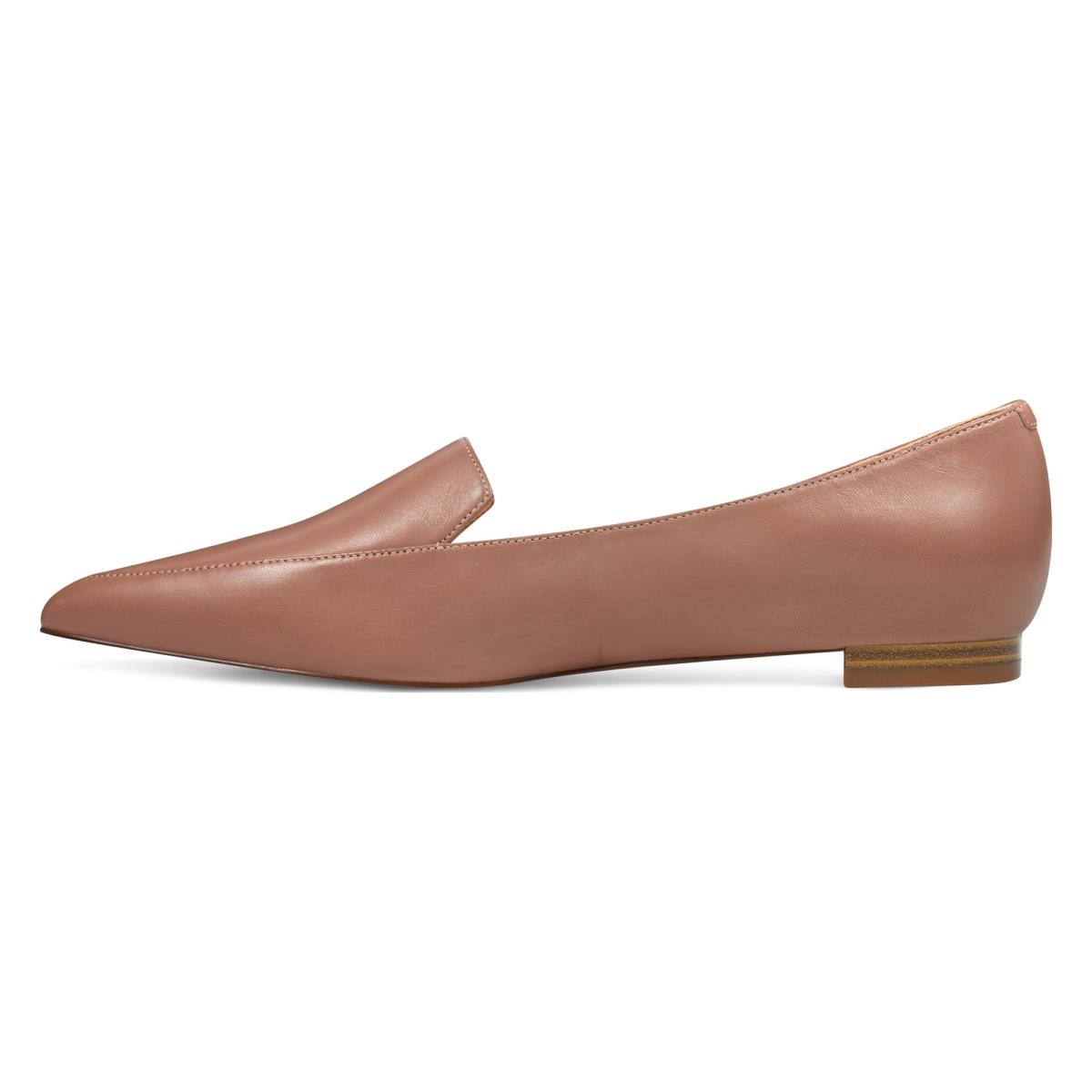 Nine West Abay Smoking Flats Dam Beige | 2615WZOHU