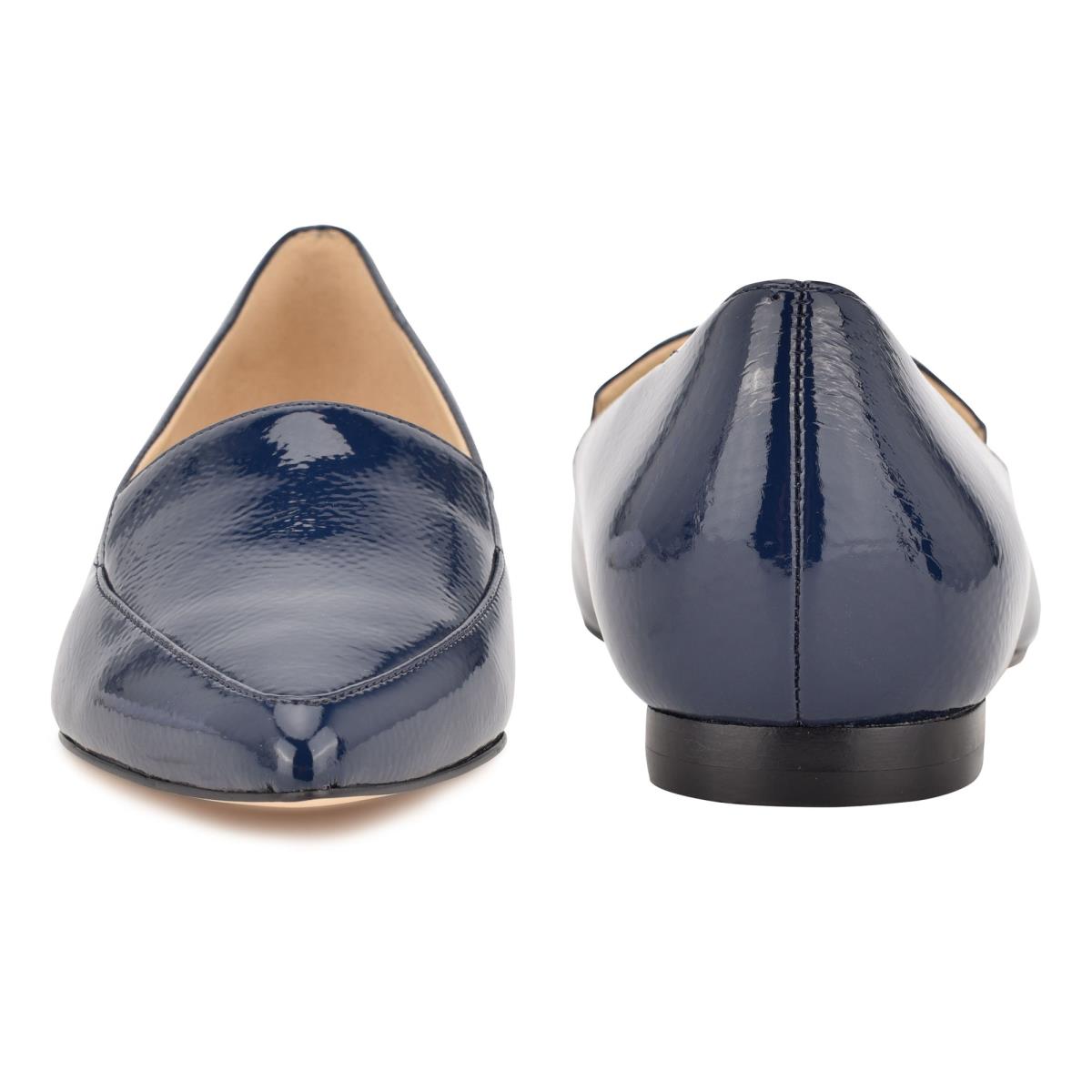 Nine West Abay Smoking Flats Dam Blå | 6582DSOJX