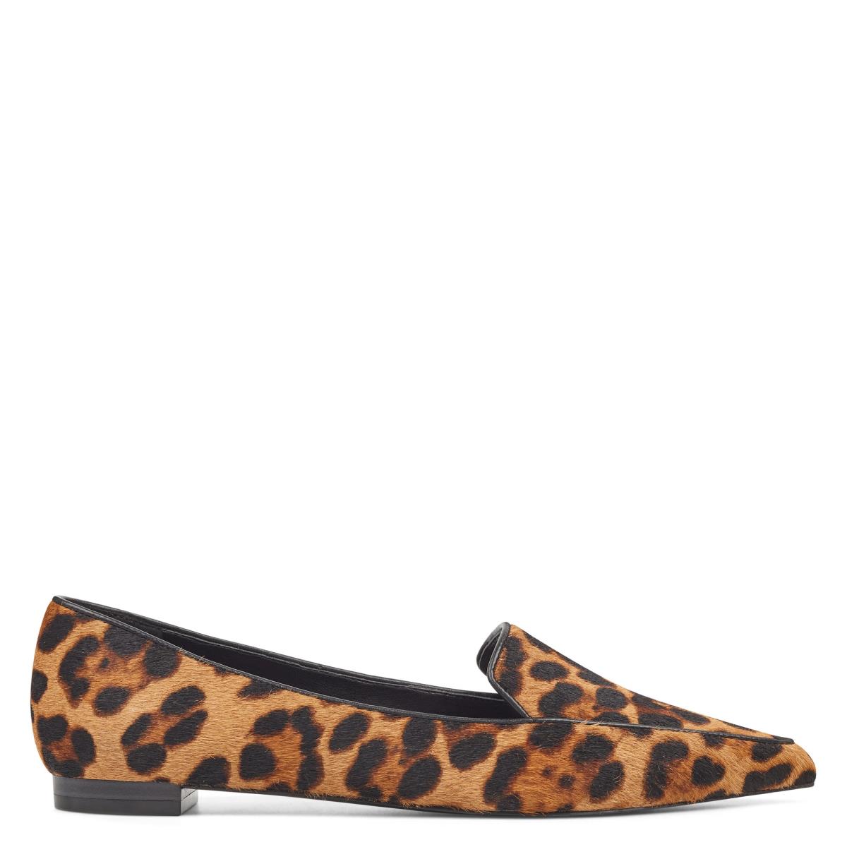 Nine West Abay Smoking Flats Dam Leopard | 9501KIFPX