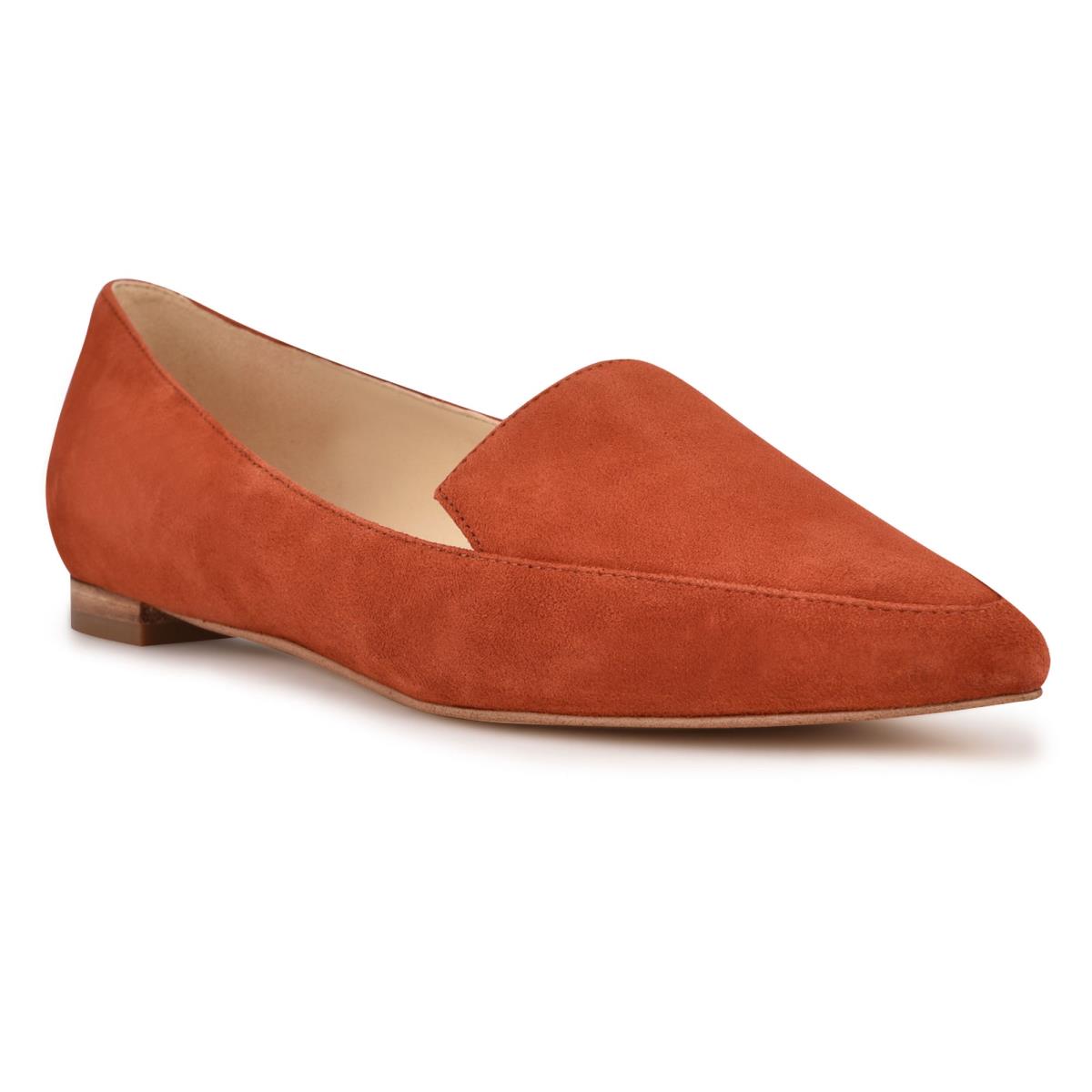 Nine West Abay Smoking Flats Dam Röda | 1670PTMXJ