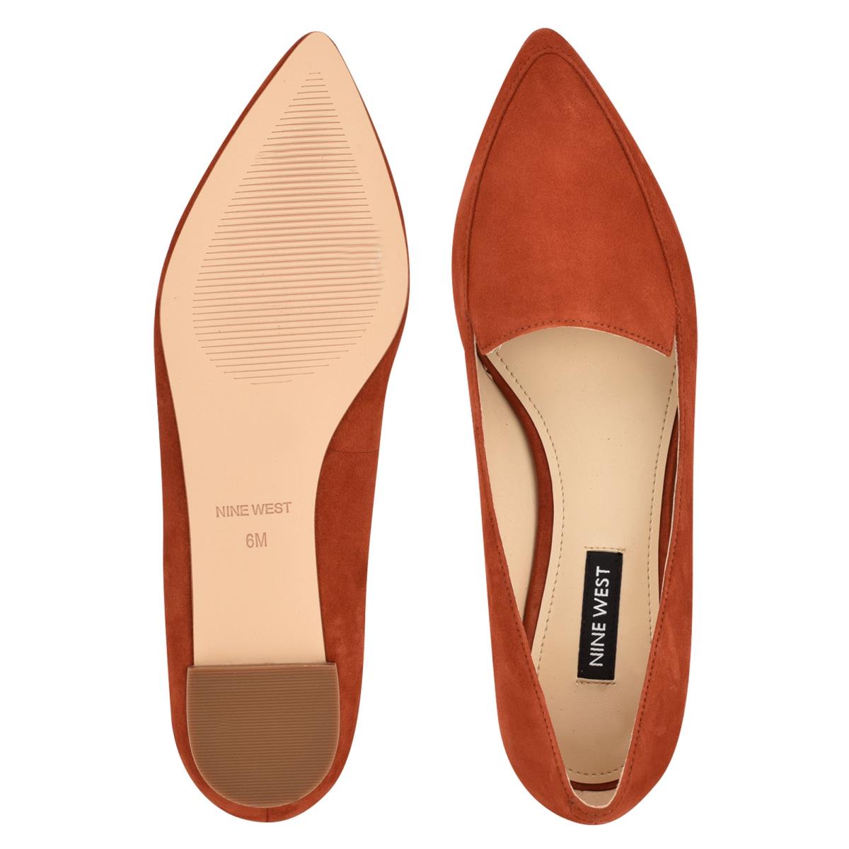 Nine West Abay Smoking Flats Dam Röda | 1670PTMXJ