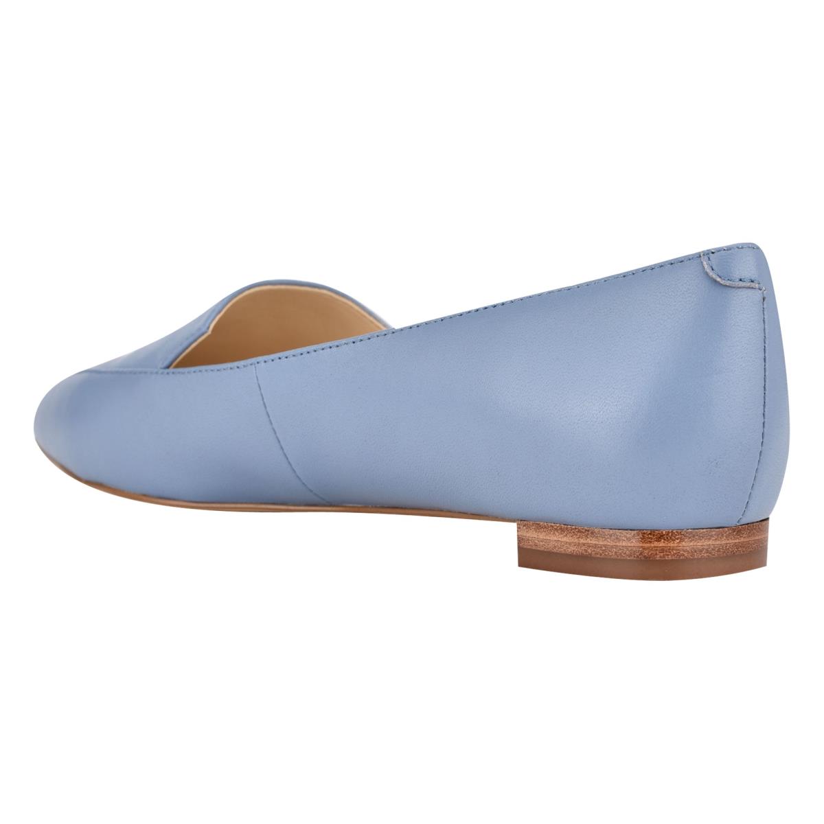 Nine West Abay Smoking Flats Dam Svarta | 3256QUNLA