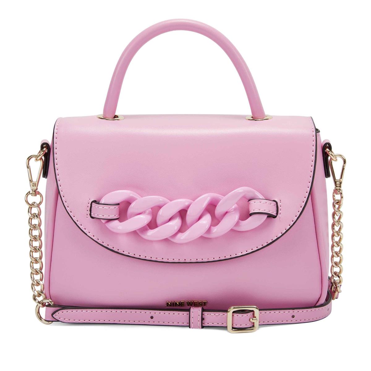 Nine West Addy Mini Top Handle Flap Crossbody Väska Dam Rosa | 3518GHAQX