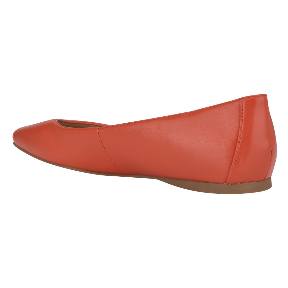 Nine West Alena Square-Tå Ballerina Dam Orange | 0963FEUOD