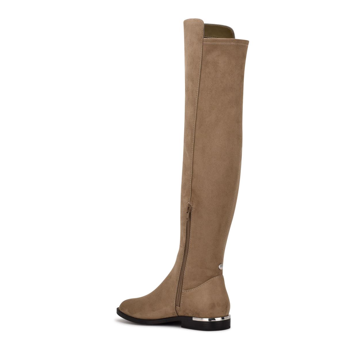 Nine West Allair Breda Calf Over the Knee Stövlar Dam Bruna | 5231WEUYK