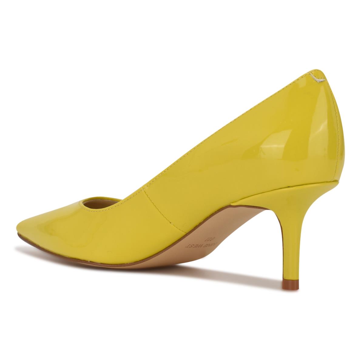 Nine West Arlene Pointy Tå Pumps Dam Gula | 2675ZJHOL