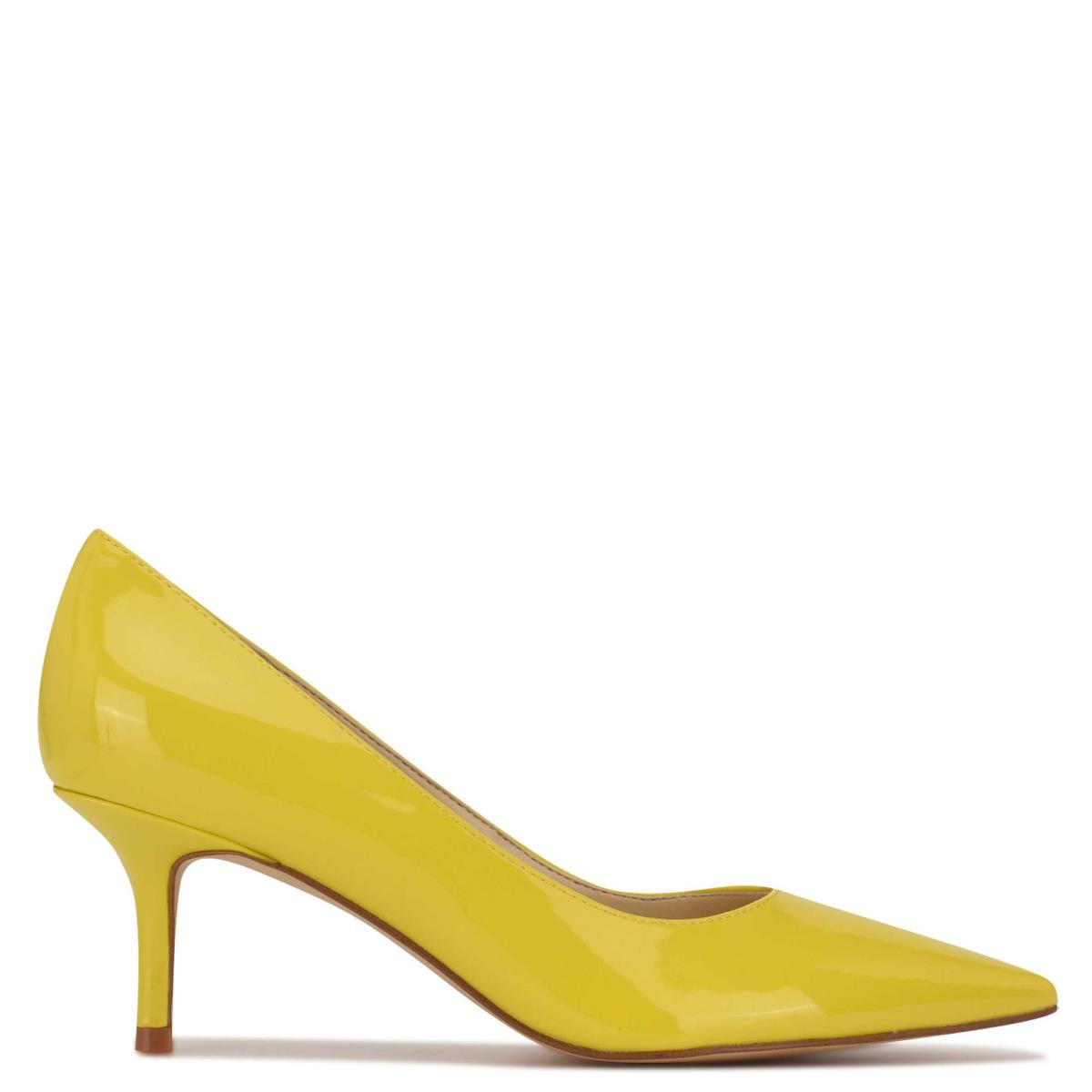 Nine West Arlene Pointy Tå Pumps Dam Gula | 2675ZJHOL