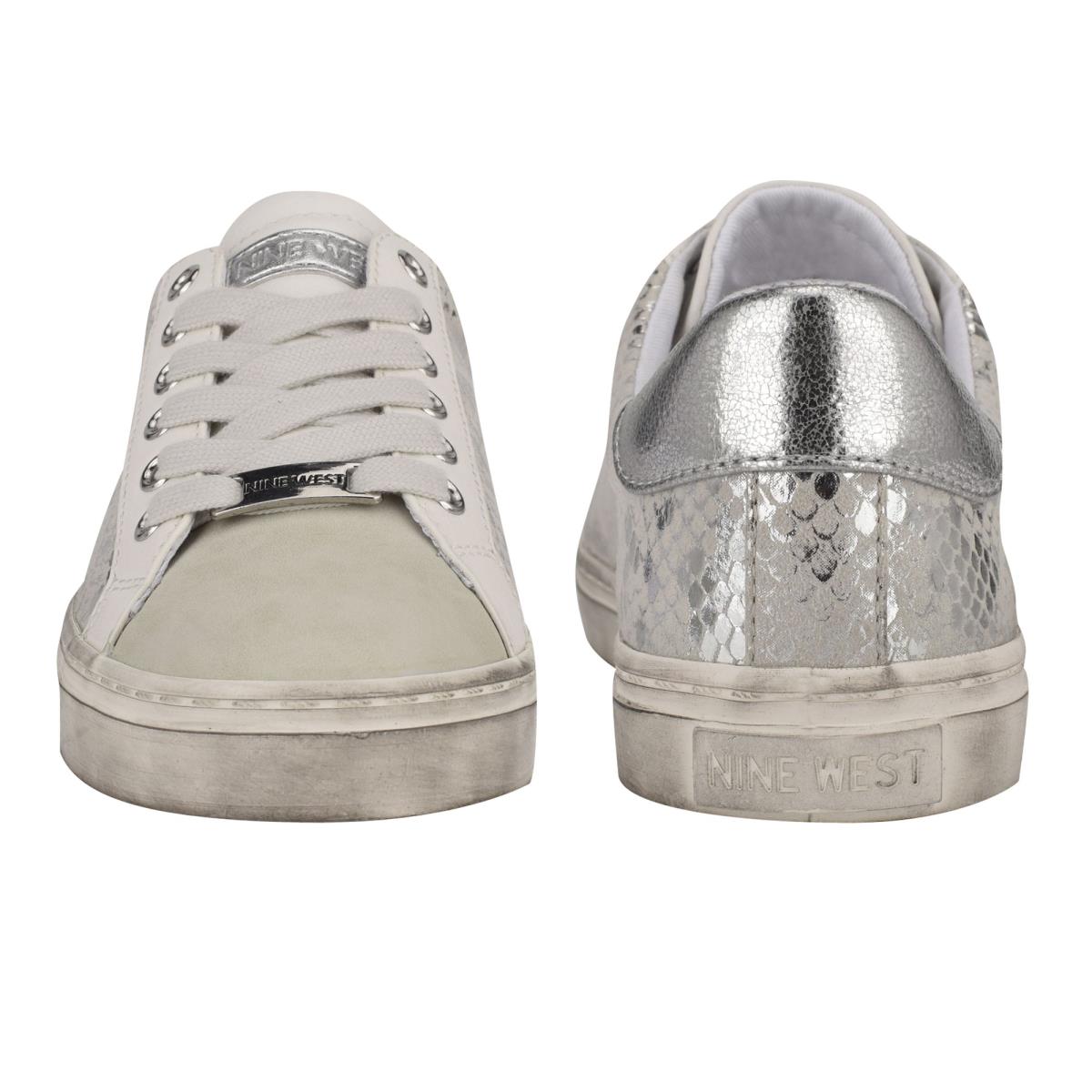 Nine West Best Casual Sneakers Dam Silver | 0427NDORM