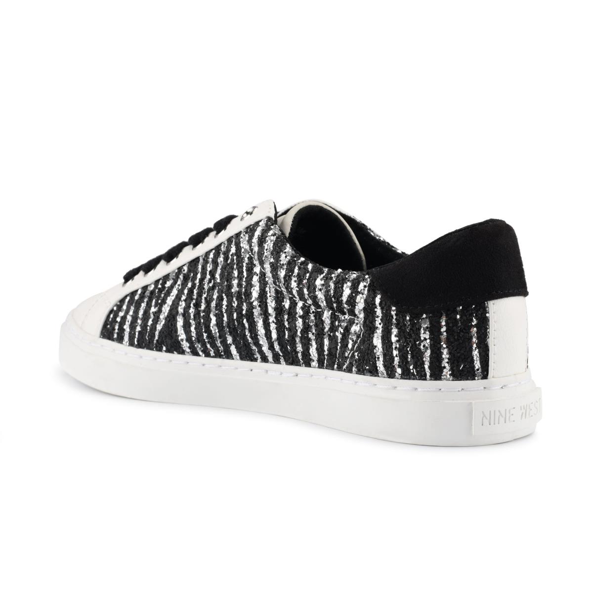 Nine West Best Casual Sneakers Dam Svarta Vita | 2569RISJT