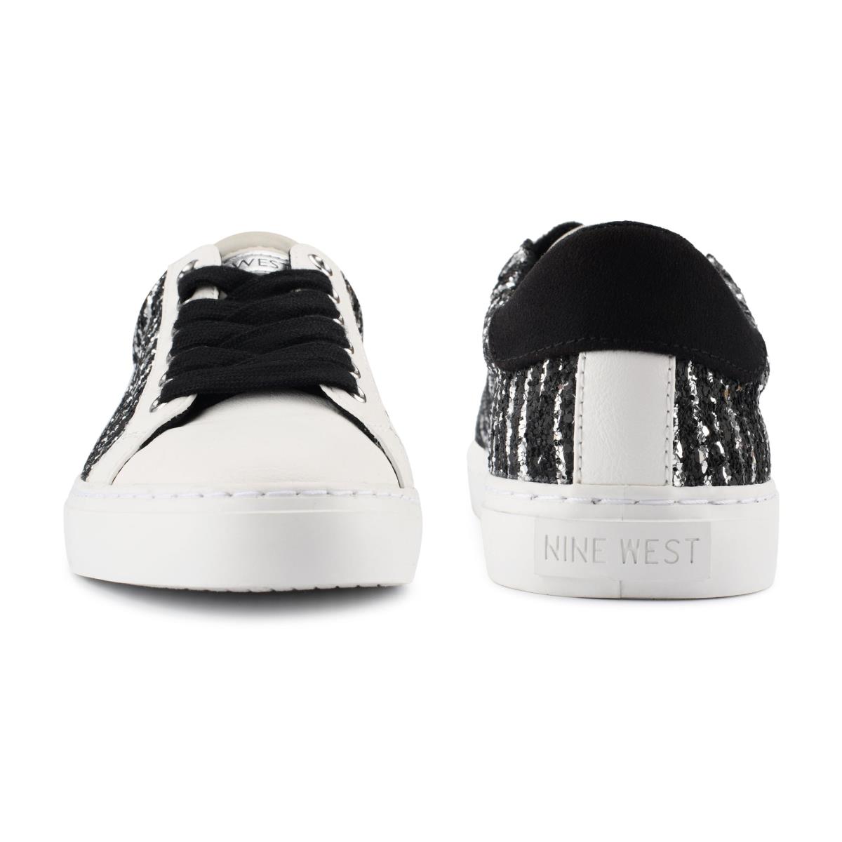 Nine West Best Casual Sneakers Dam Svarta Vita | 2569RISJT