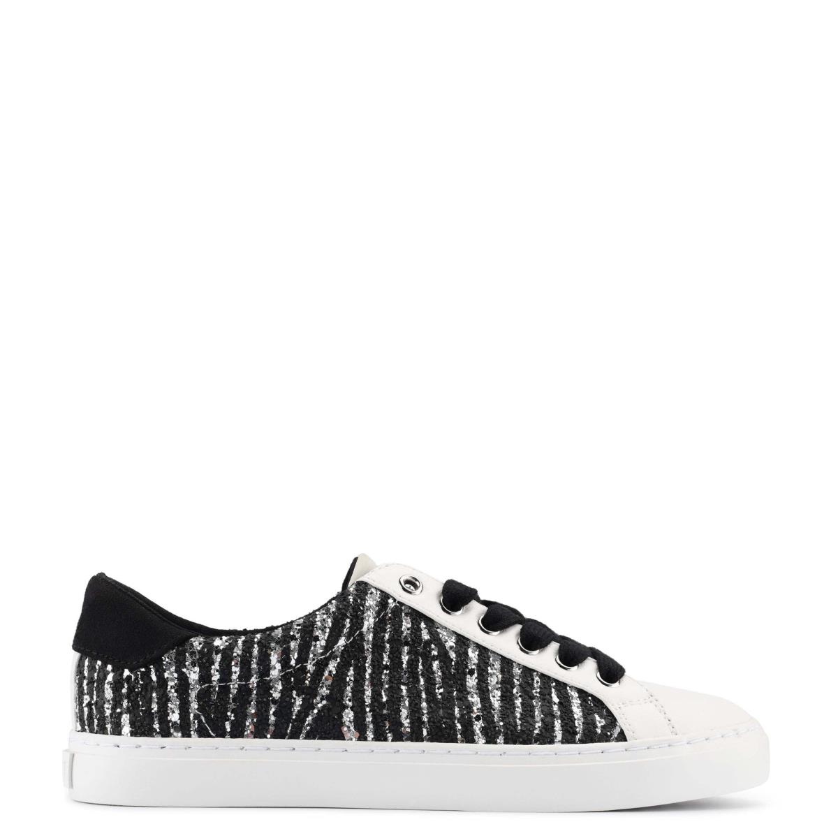 Nine West Best Casual Sneakers Dam Svarta Vita | 2569RISJT