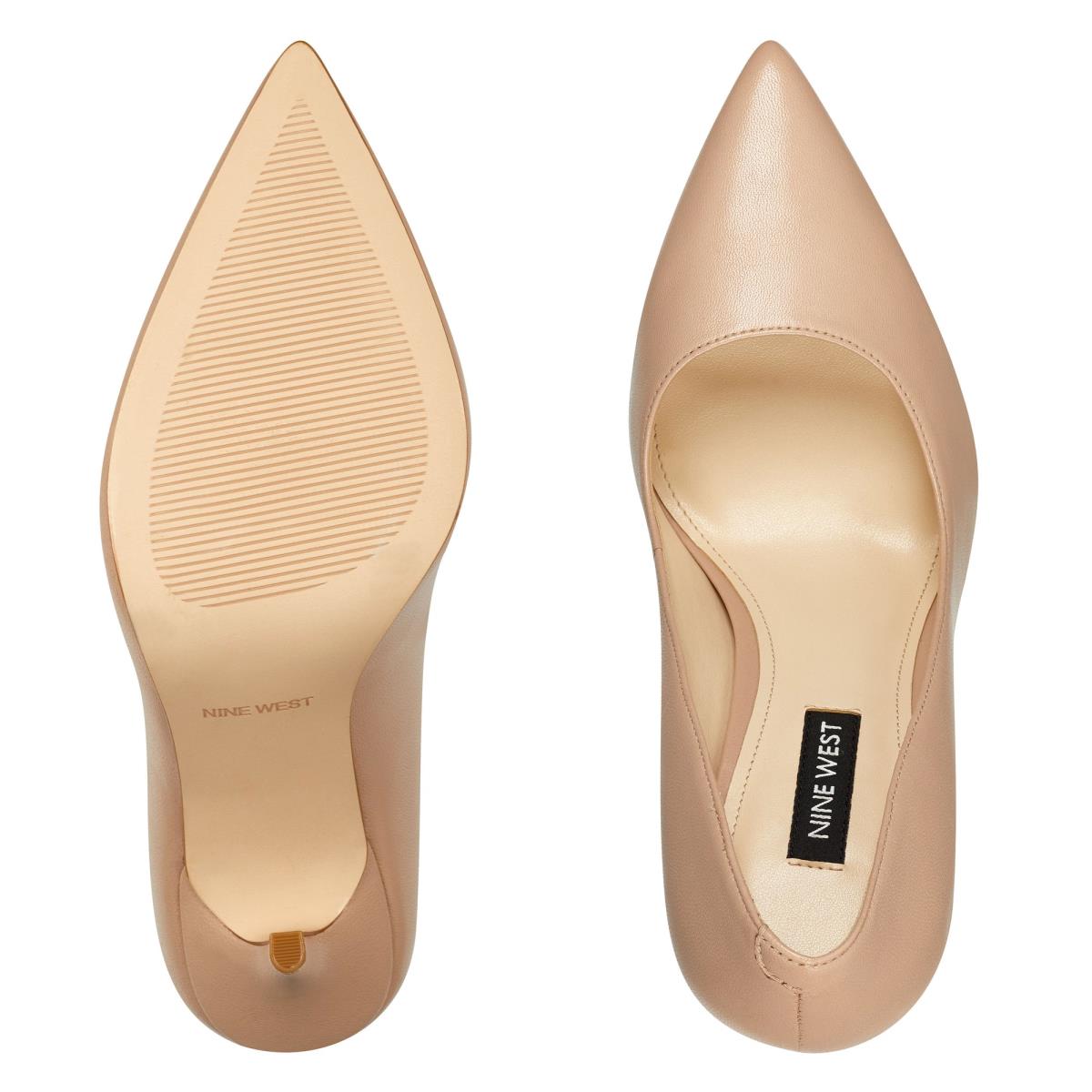 Nine West Bliss Pointy Tå Pumps Dam Ljusbeige | 4728KUAGC