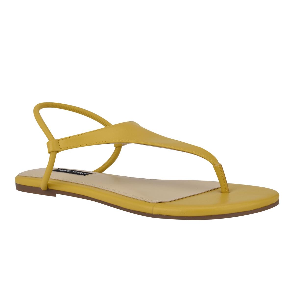 Nine West Braydin Stretch Platta Sandaler Dam Gula | 6091UFLWS