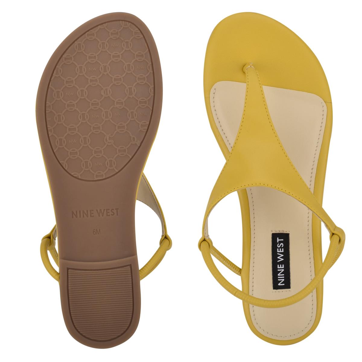 Nine West Braydin Stretch Platta Sandaler Dam Gula | 6091UFLWS