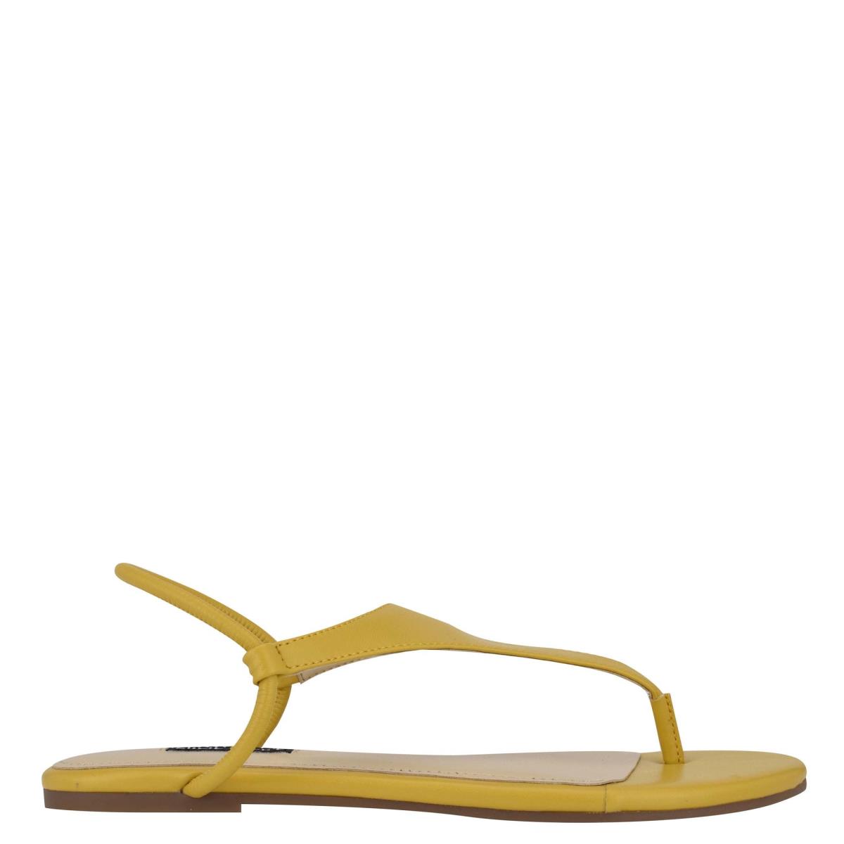 Nine West Braydin Stretch Platta Sandaler Dam Gula | 6091UFLWS