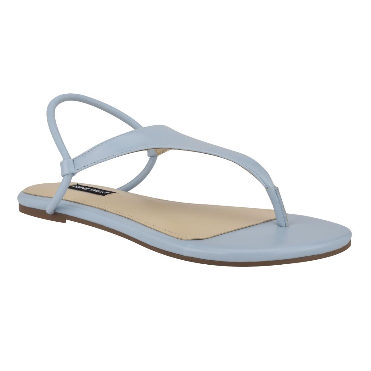 Nine West Braydin Stretch Platta Sandaler Dam Blå | 9425VYZIS