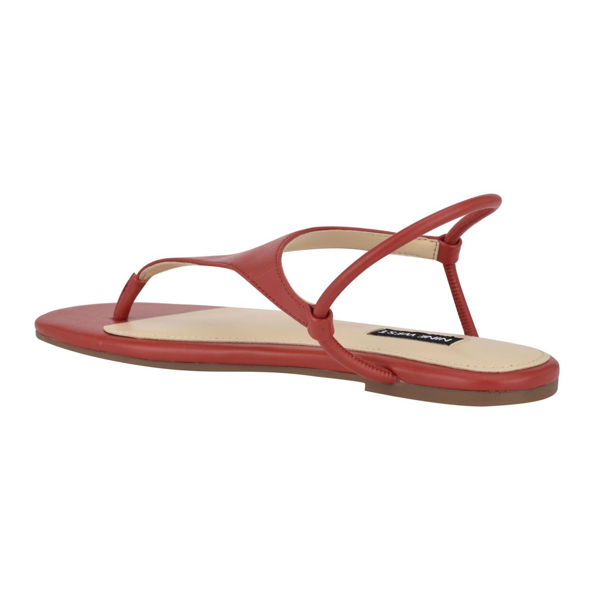 Nine West Braydin Stretch Platta Sandaler Dam Röda | 9764VTYMI