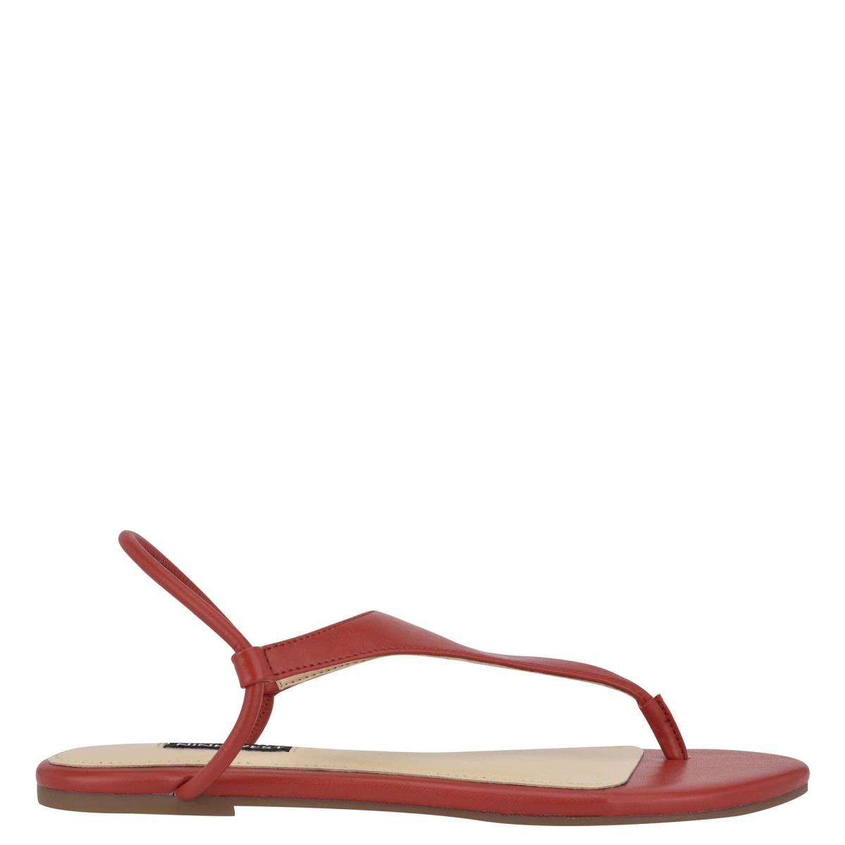 Nine West Braydin Stretch Platta Sandaler Dam Röda | 9764VTYMI