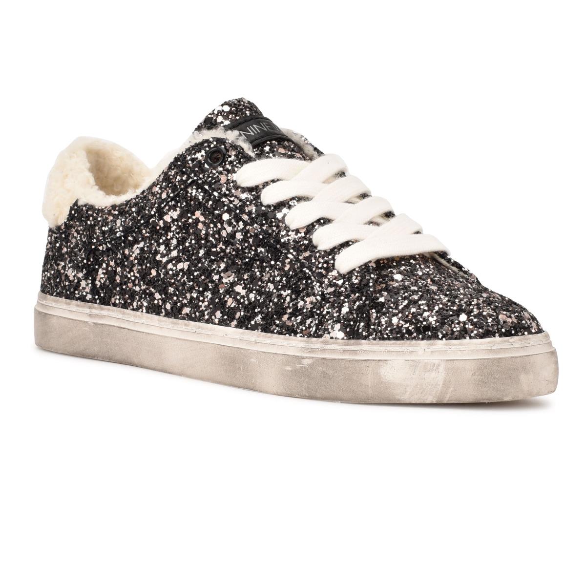 Nine West Bribe Casual Sneakers Dam Blå Grå | 2147FLGWU