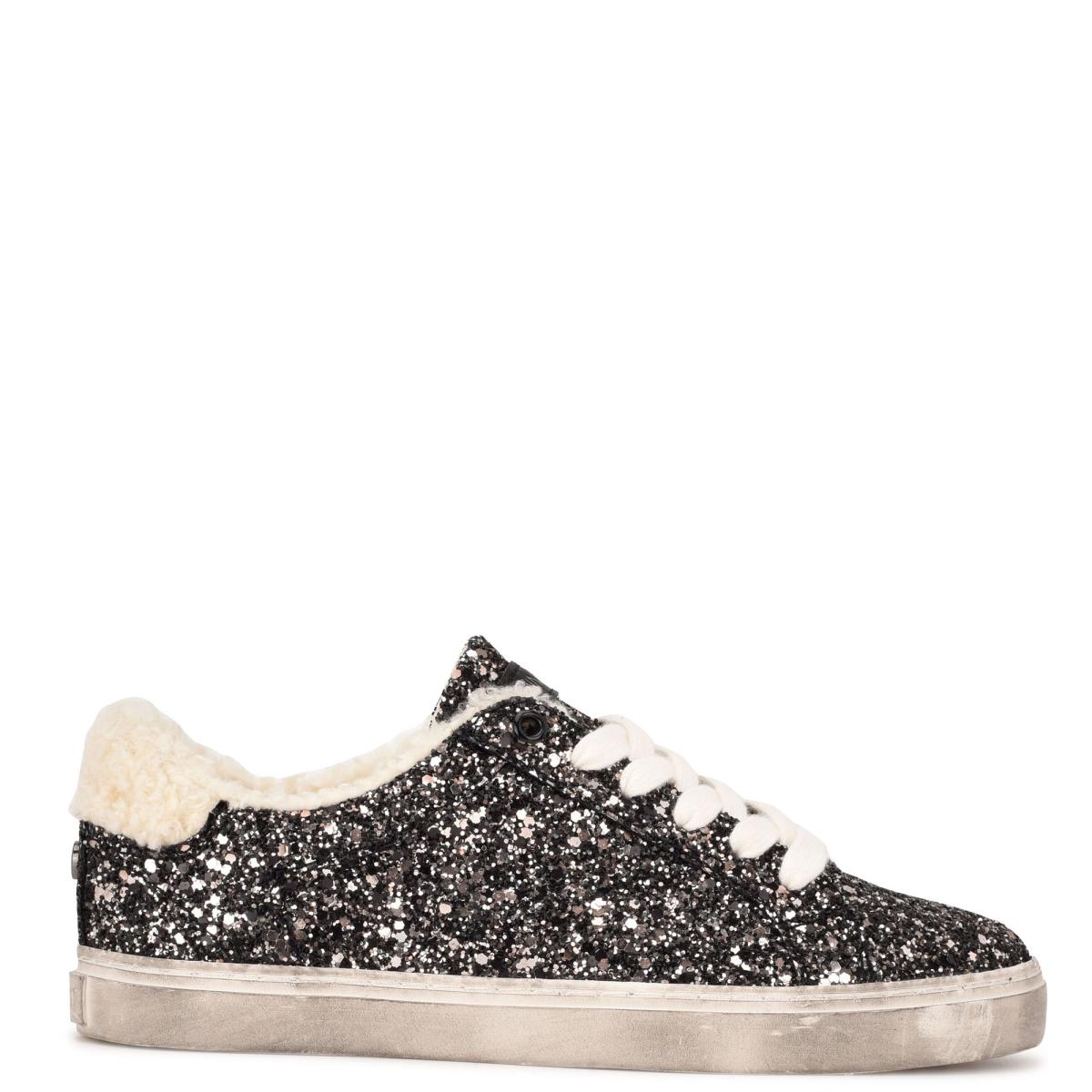 Nine West Bribe Casual Sneakers Dam Blå Grå | 2147FLGWU