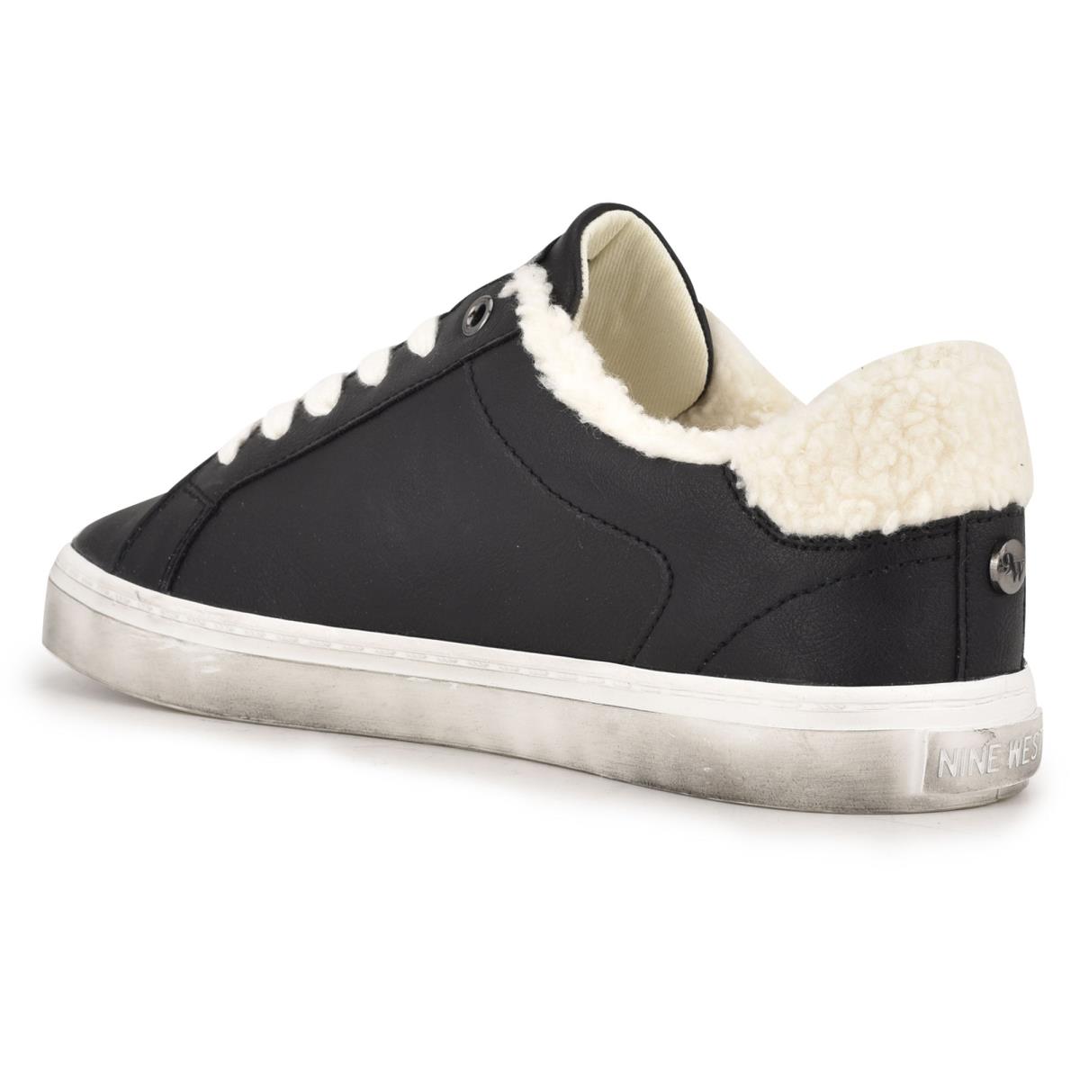 Nine West Bribe Casual Sneakers Dam Svarta | 9361GLAWE