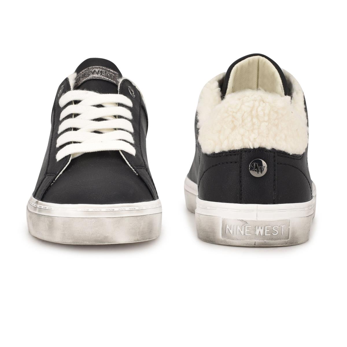 Nine West Bribe Casual Sneakers Dam Svarta | 9361GLAWE