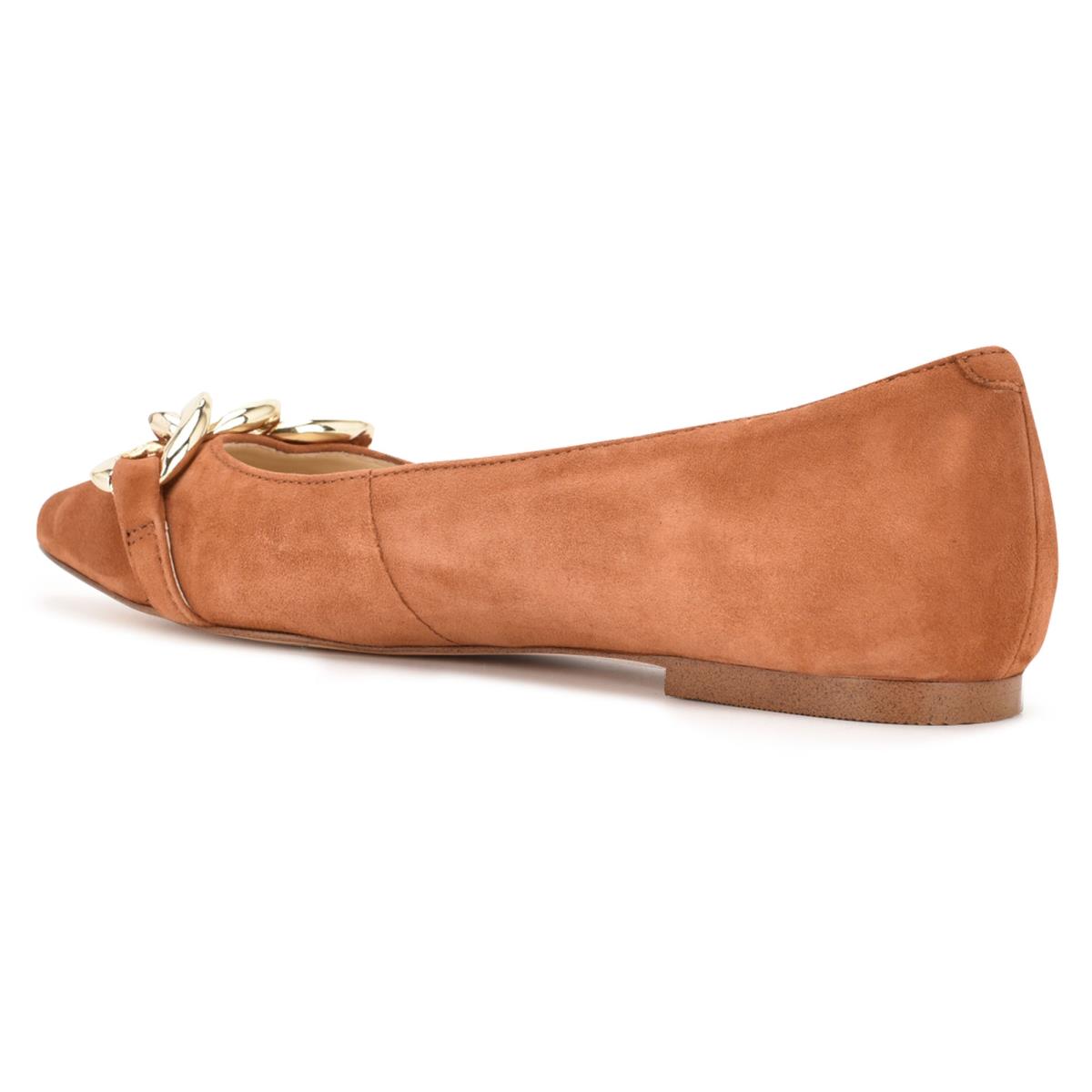 Nine West Brinks Pointy Tå Ballerina Dam Beige | 3712KCQWX