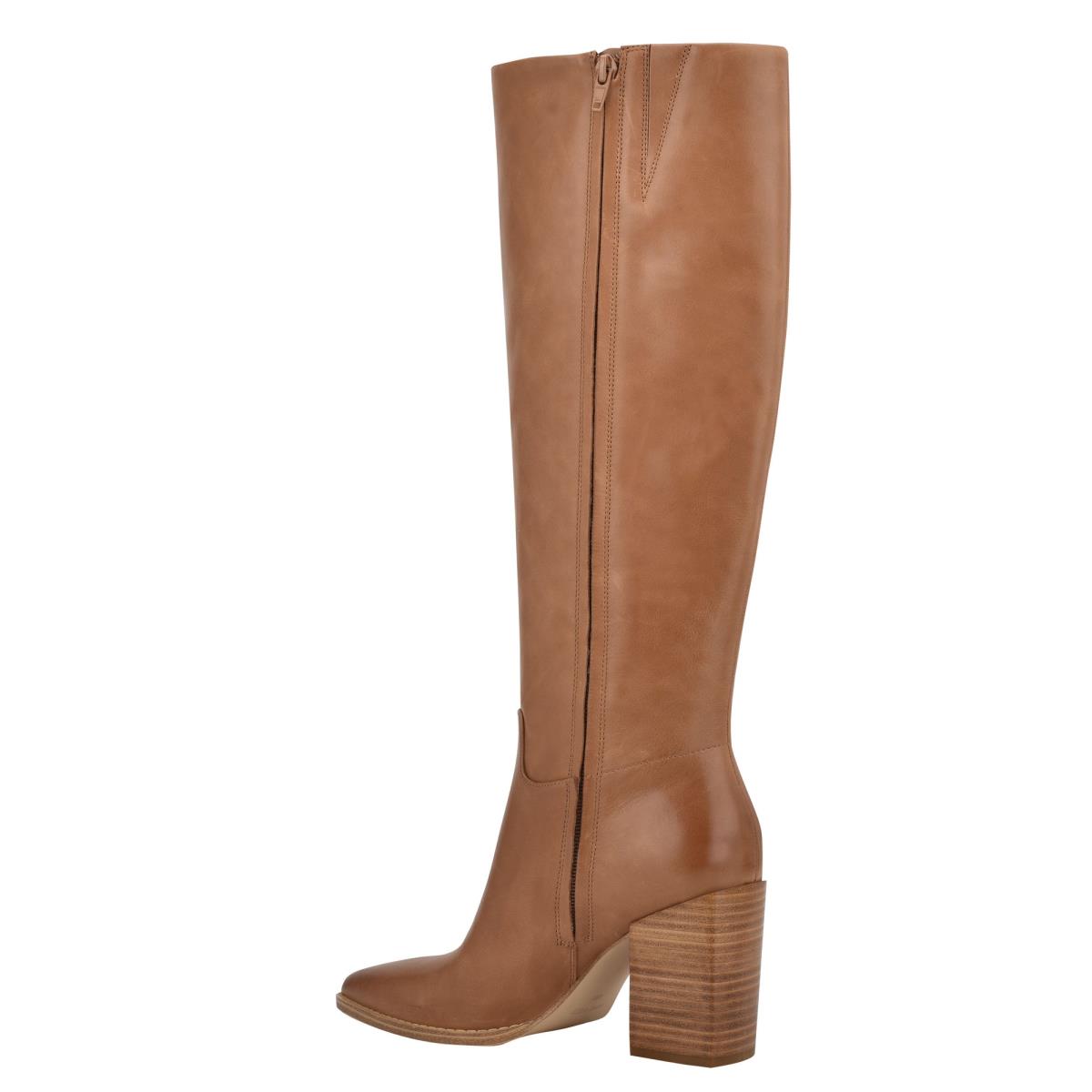 Nine West Brixe Lackstövlar Dam Beige | 5963MUQOW