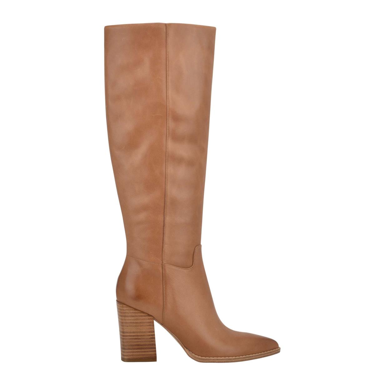 Nine West Brixe Lackstövlar Dam Beige | 5963MUQOW