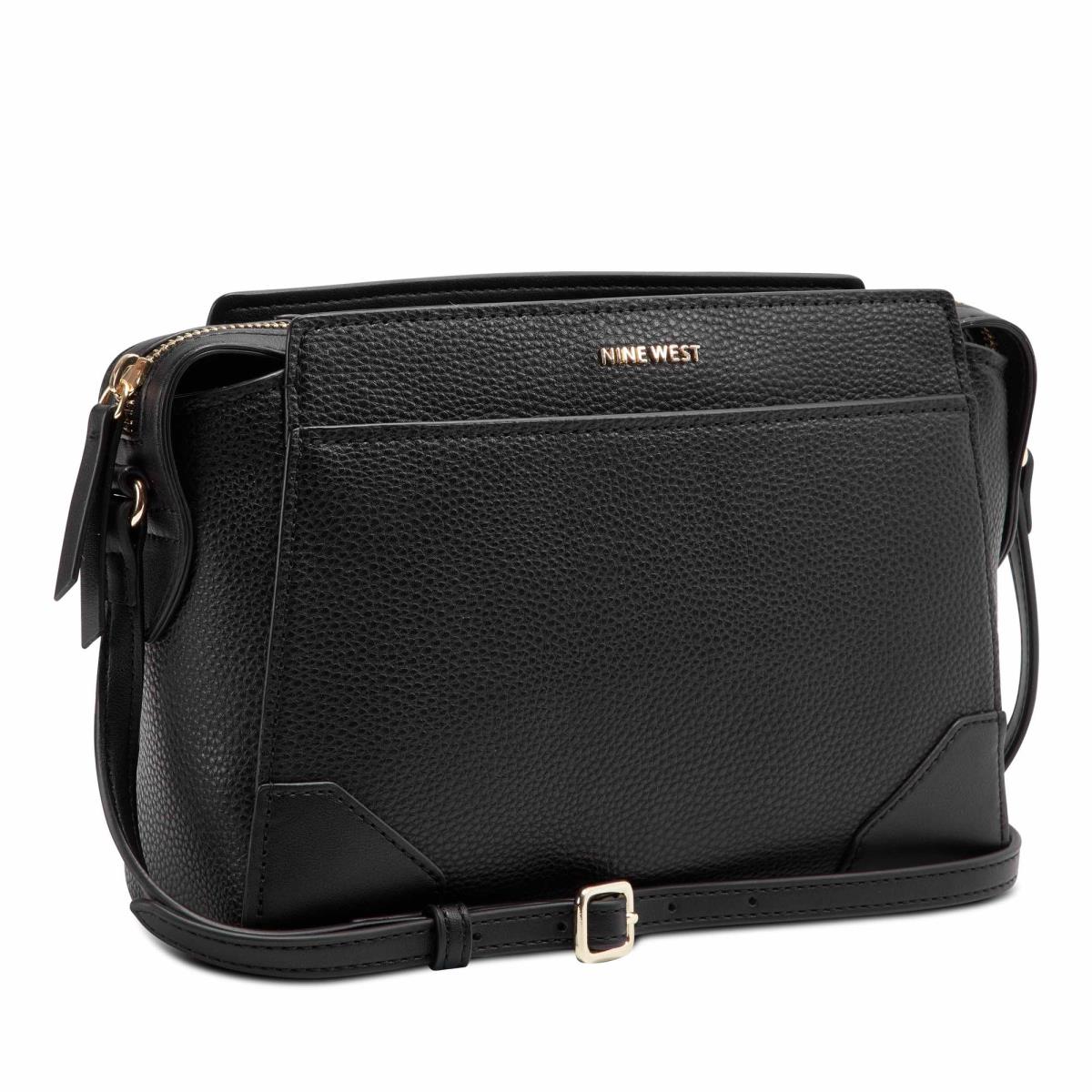 Nine West Brooklyn Jet Set Crossbody Väska Dam Svarta | 5348ZERDK