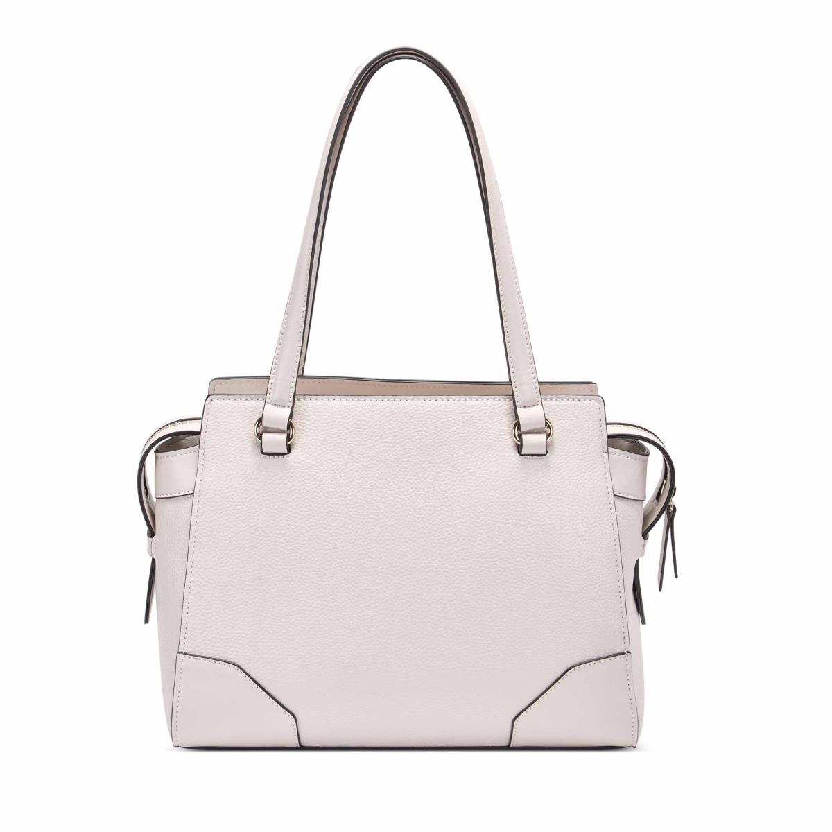 Nine West Brooklyn Jet Set Shldr Satchel Väska Dam Beige | 6315FLRDC