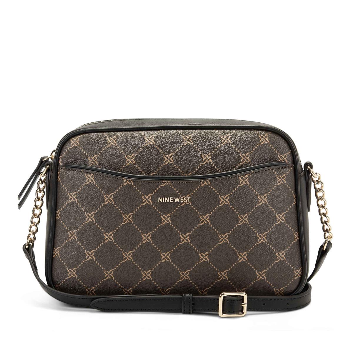 Nine West Calla Camera Bag Crossbody Väska Dam Bruna Svarta | 4765AZYPU