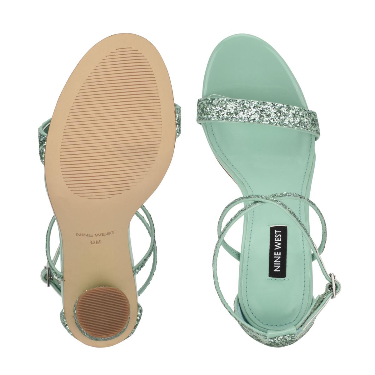 Nine West Celebra Sandaler Klack Dam Ljusturkos | 3067WKCBA