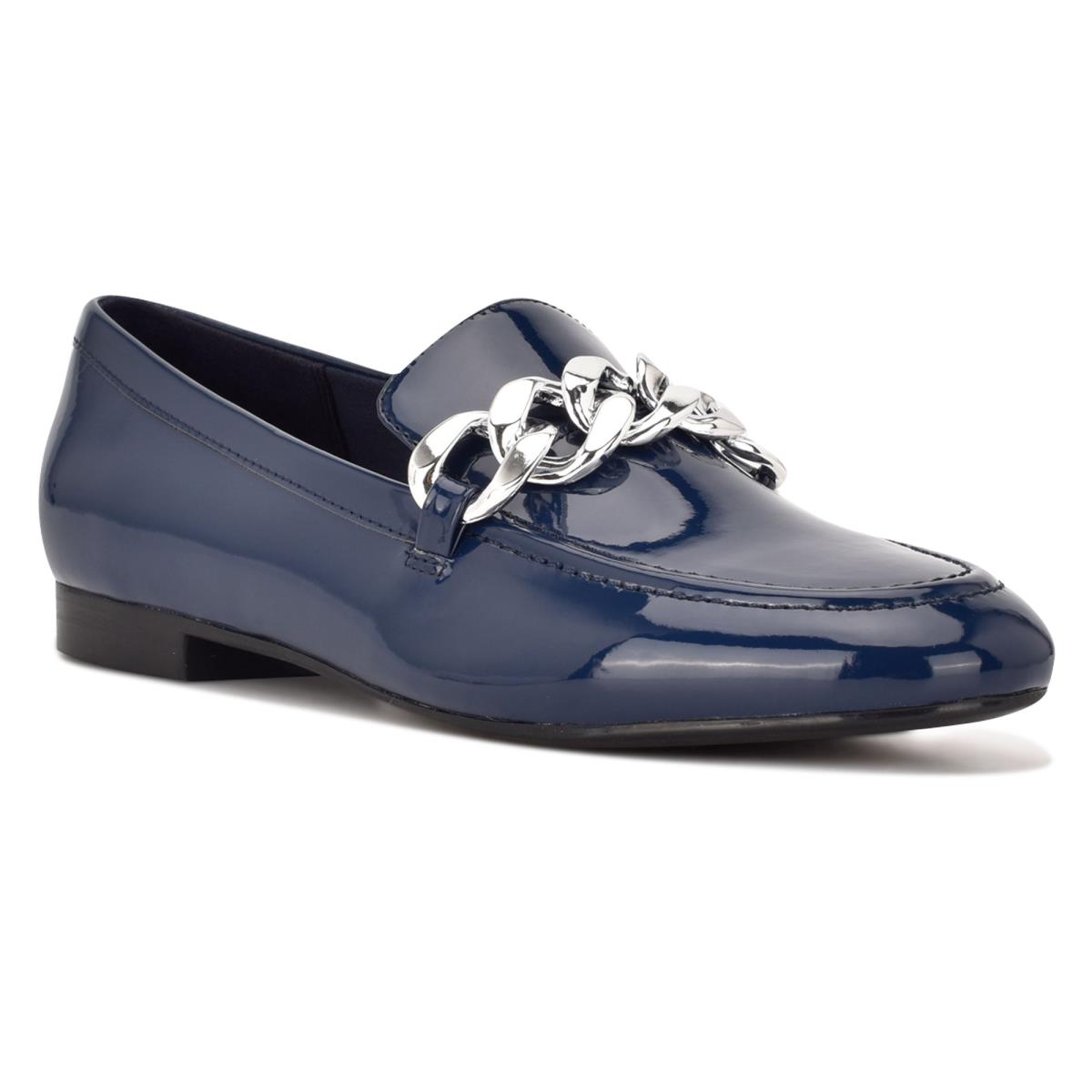 Nine West Chain Slip-On Loafers Dam Blå | 7160BILMO