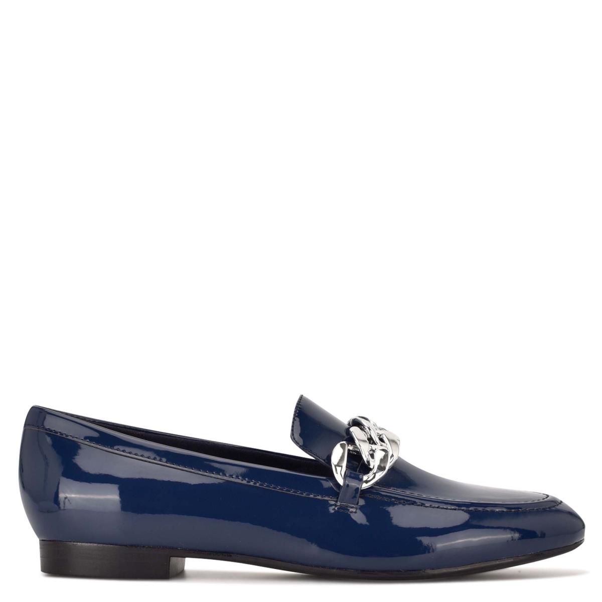 Nine West Chain Slip-On Loafers Dam Blå | 7160BILMO