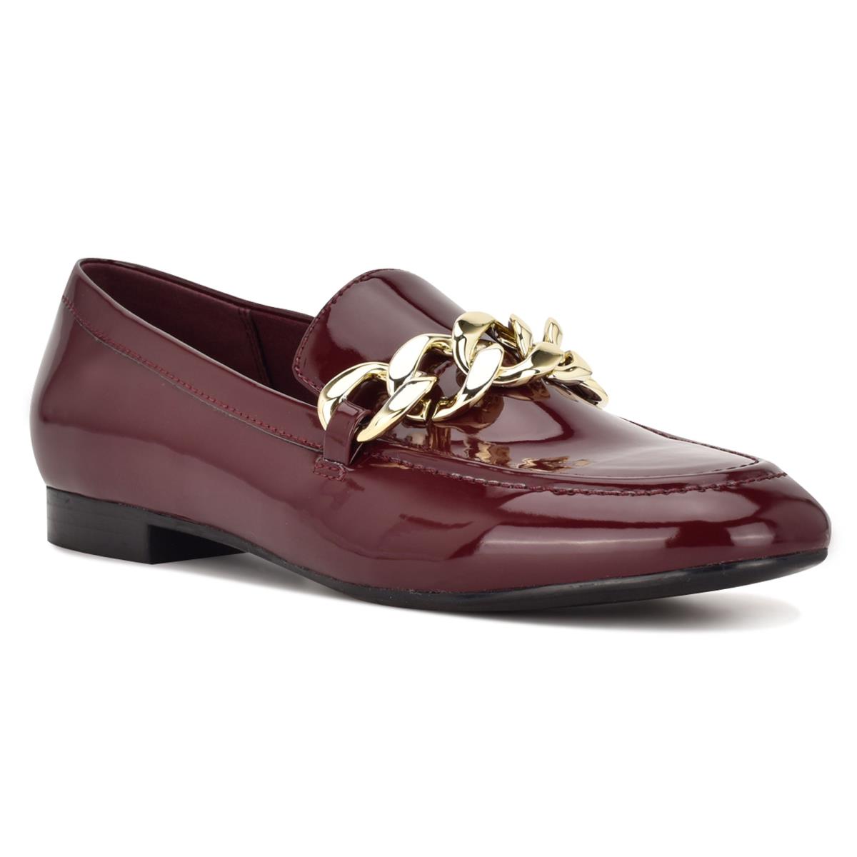 Nine West Chain Slip-On Loafers Dam Röda | 8014QXPRT