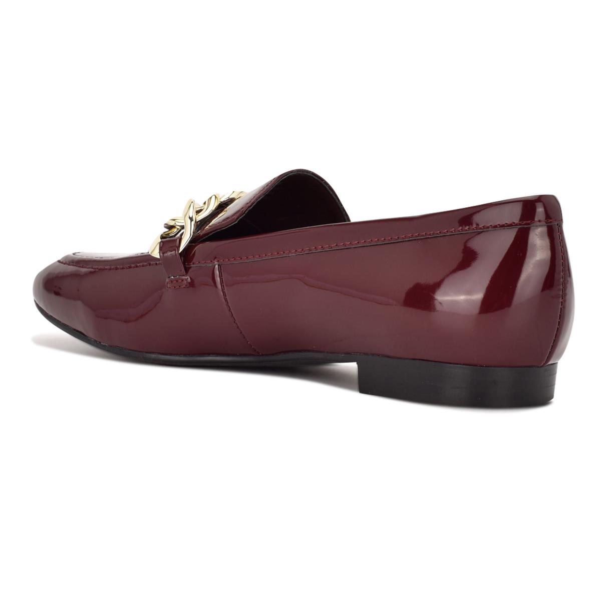 Nine West Chain Slip-On Loafers Dam Röda | 8014QXPRT