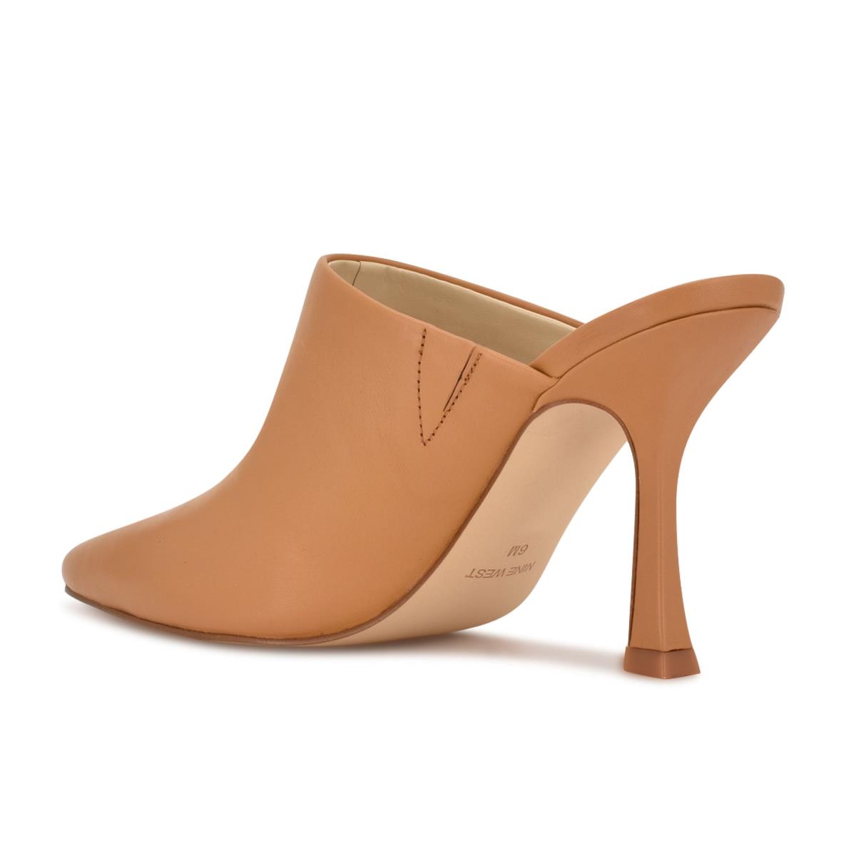 Nine West Ciao Heel Mules Skor Dam Beige | 9547FPIWR