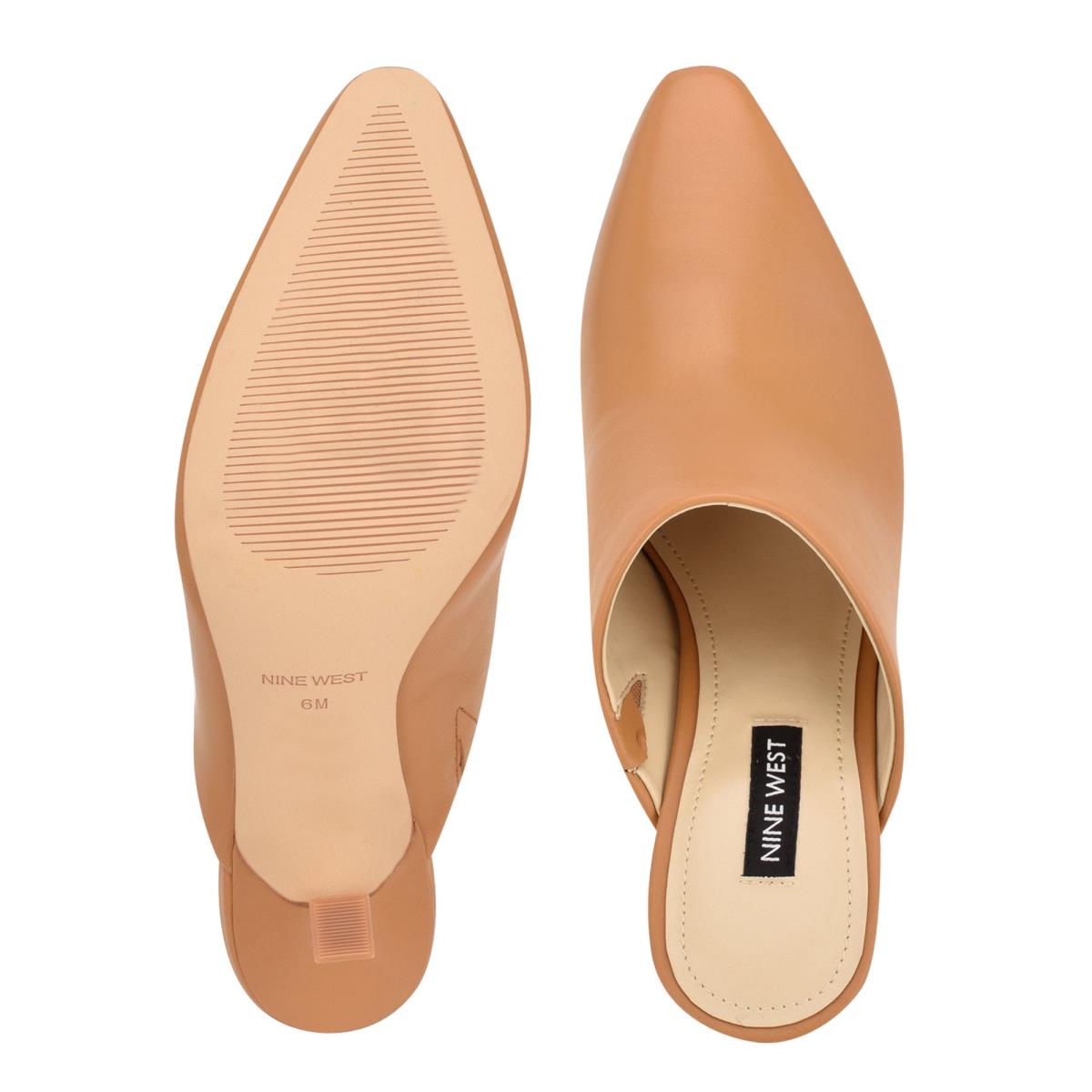 Nine West Ciao Heel Mules Skor Dam Beige | 9547FPIWR