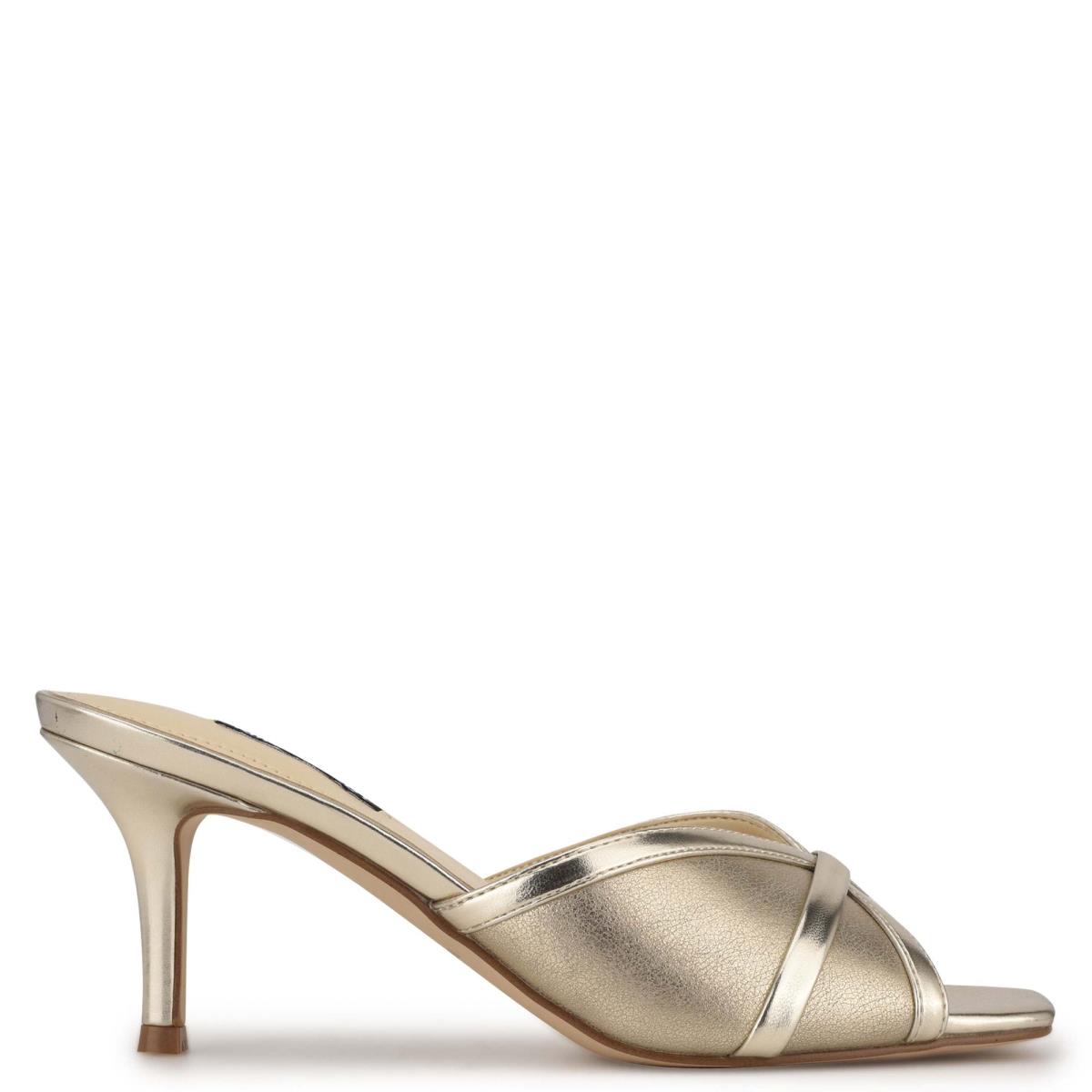 Nine West Dainty Klackar Slidesandaler Dam Silver | 5603ZINUP