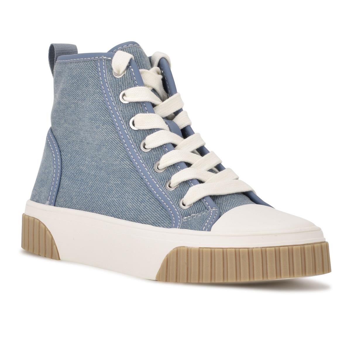 Nine West Dyiane High Top Sneakers Dam Blå | 6395MZLCO