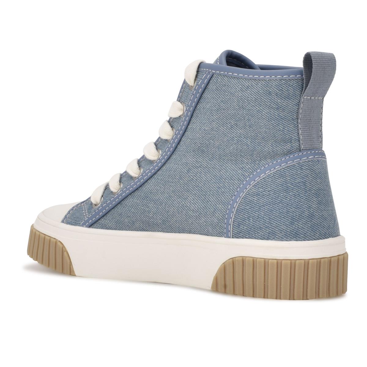 Nine West Dyiane High Top Sneakers Dam Blå | 6395MZLCO