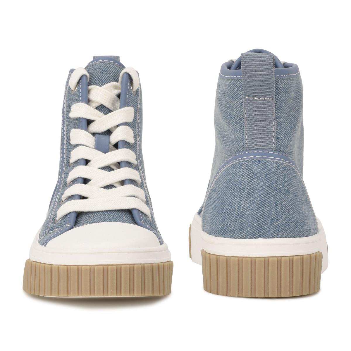 Nine West Dyiane High Top Sneakers Dam Blå | 6395MZLCO