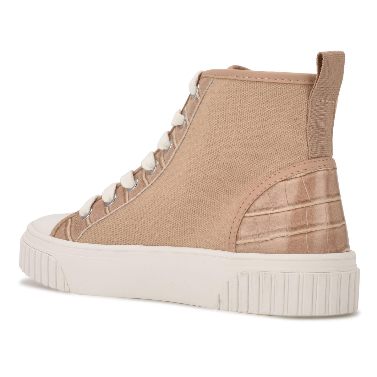 Nine West Dyiane High Top Sneakers Dam Korall Bruna | 6734TUEPS