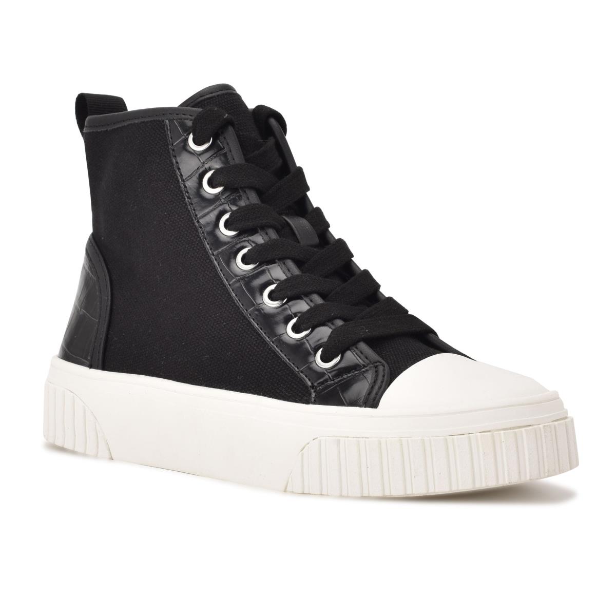 Nine West Dyiane High Top Sneakers Dam Svarta | 5479GFEXI