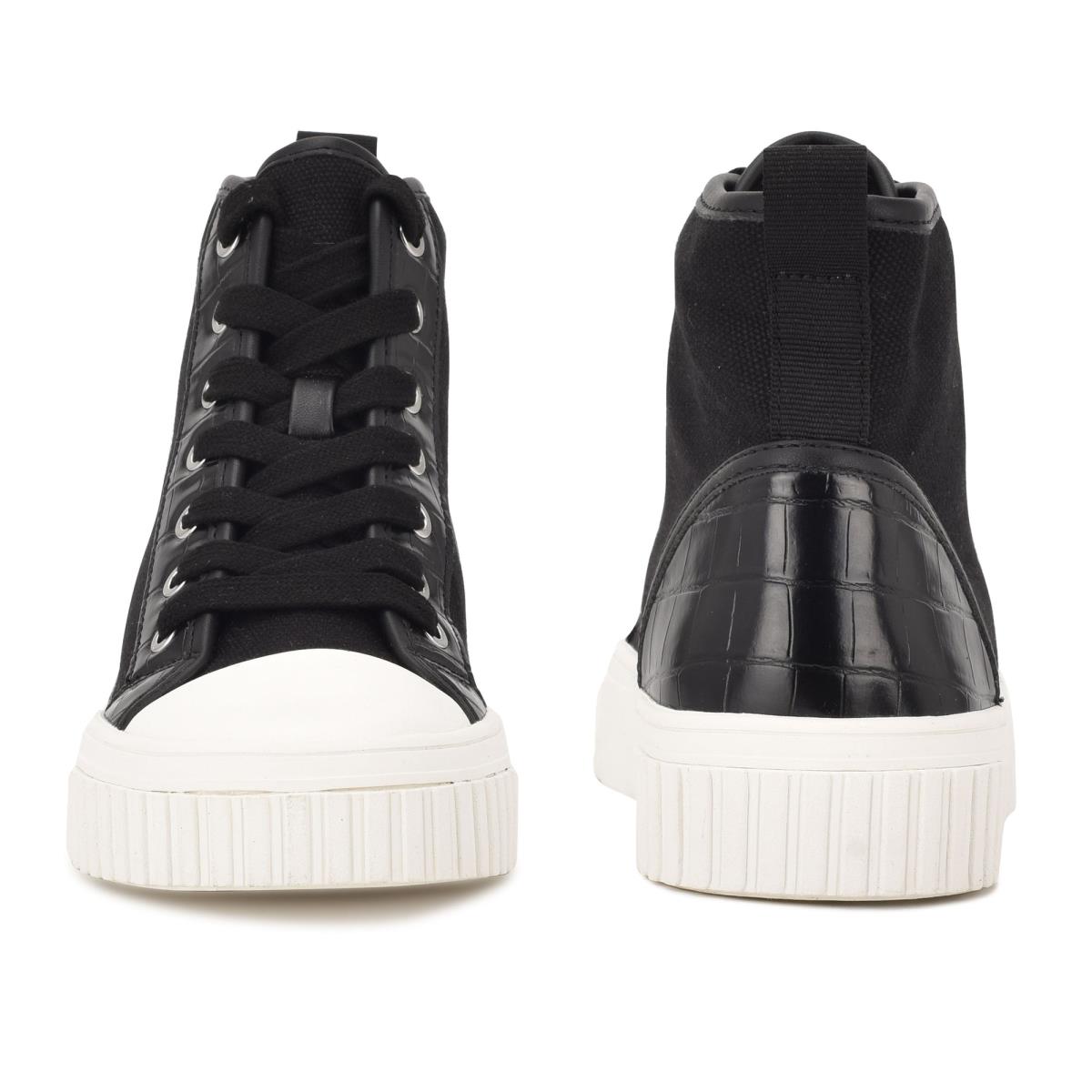 Nine West Dyiane High Top Sneakers Dam Svarta | 5479GFEXI