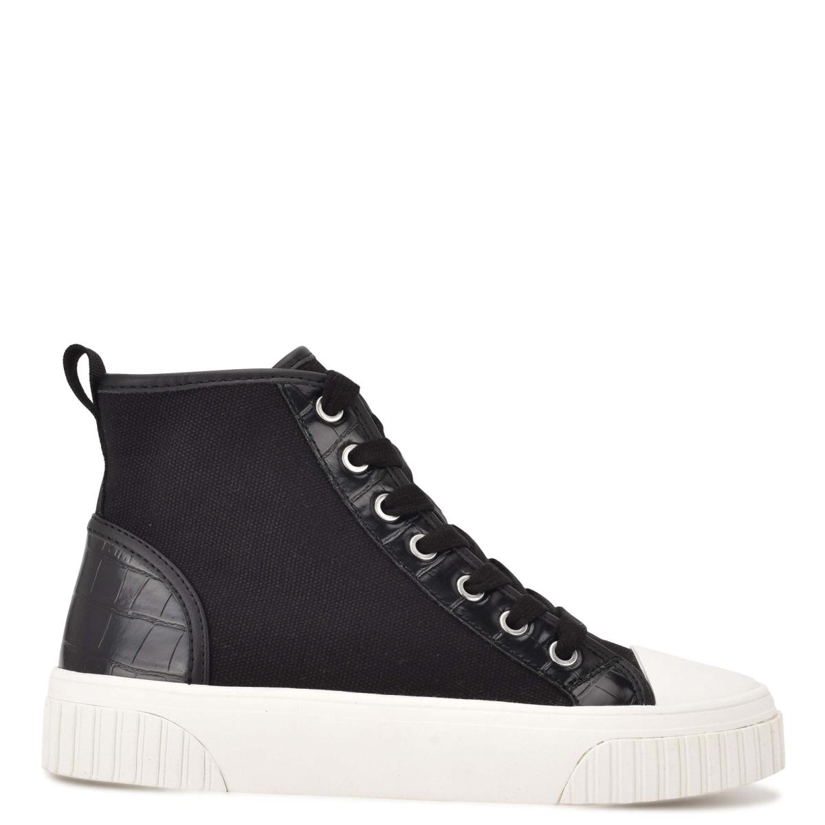 Nine West Dyiane High Top Sneakers Dam Svarta | 5479GFEXI