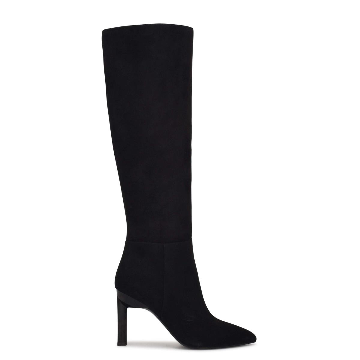 Nine West Eardy Lackstövlar Dam Svarta | 2063IQGPD