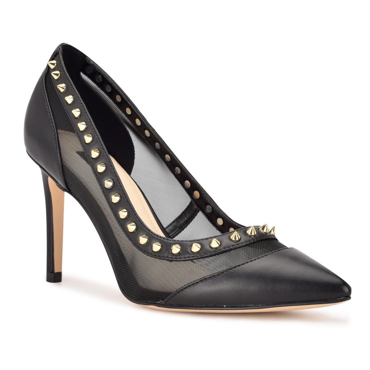 Nine West Erian Pointy Tå Pumps Dam Svarta | 5263LUWBO