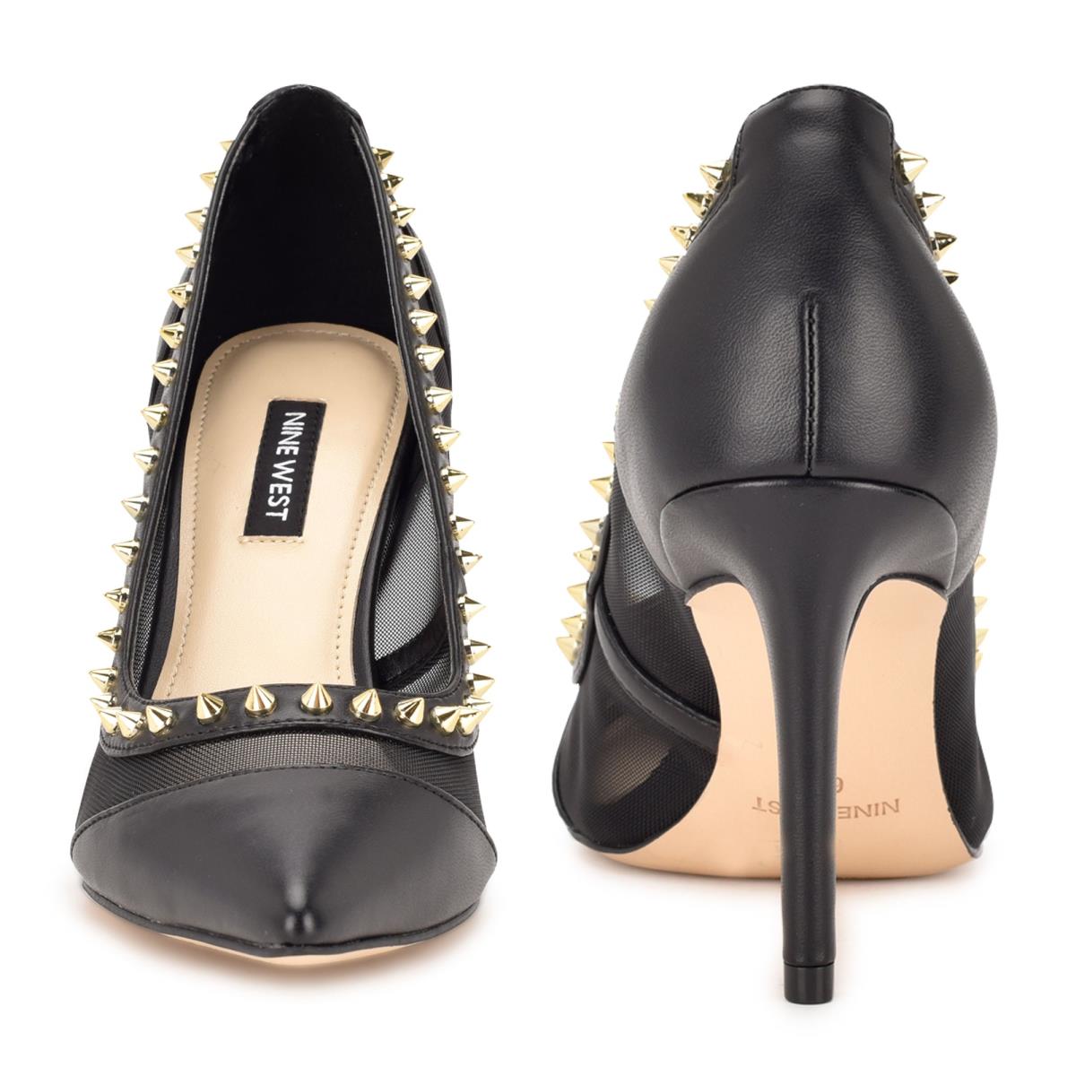 Nine West Erian Pointy Tå Pumps Dam Svarta | 5263LUWBO